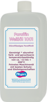 Nähmaschinenöl feinstes Feinmechanikeröl - Weißöl 1001 PE-Flasche 1 Liter